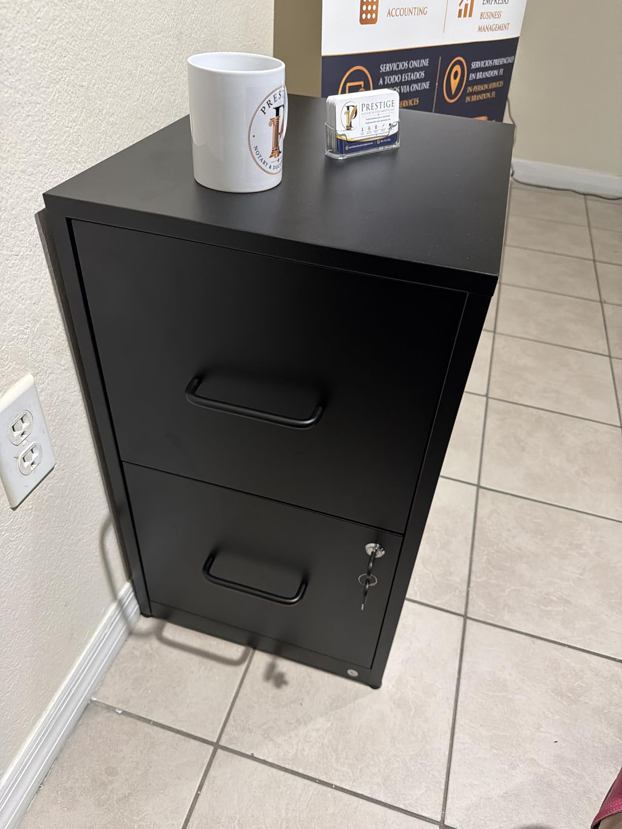 4 Drawer File Cabinet with Lock,Metal File Cabinet for Home Office customer photo 1