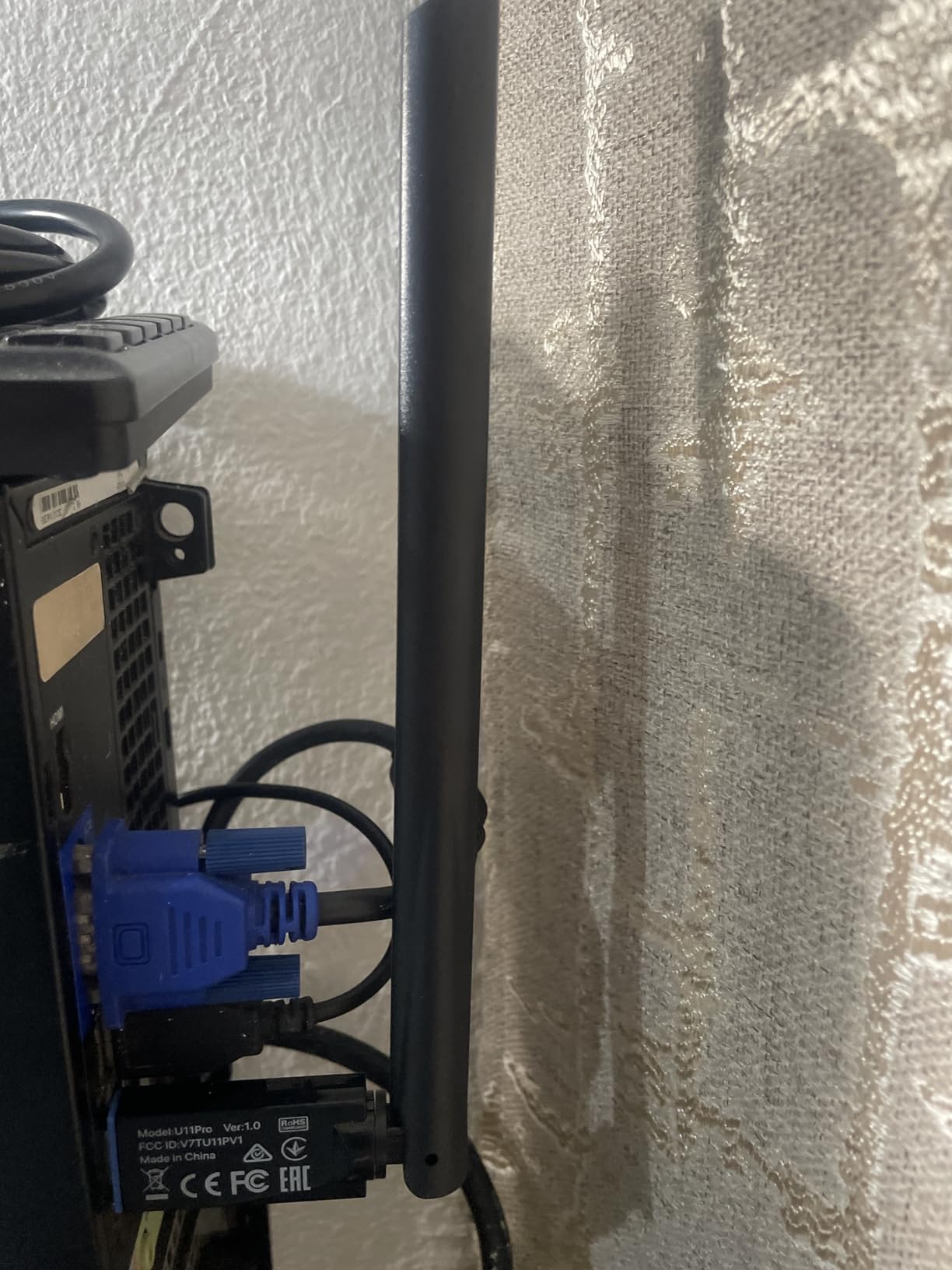 Tenda AX900 WiFi Adapter WiFi 6- Dual-Band 600Mbps 5GHz/ 286Mbps 2.4GHz, 6dBi High Gain Antenna, Wireless WiFi Adapter for Windows 11/10/7 USB WiFi Dongle (U11Pro) customer photo 2