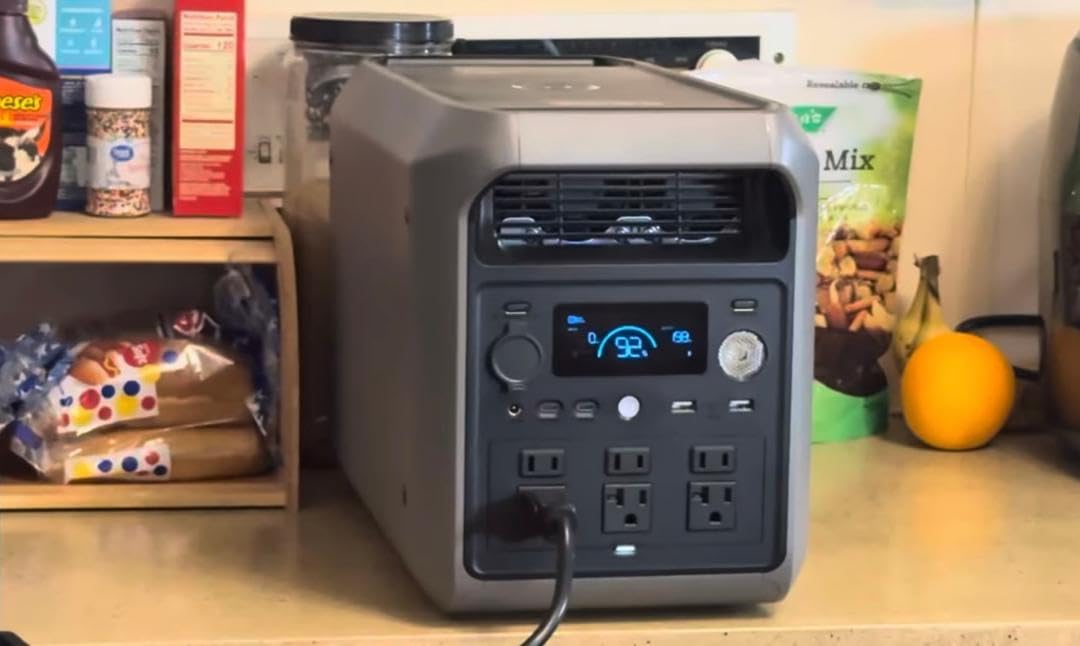 DABBSSON Portable Power Station 2000L, 2048Wh Semi-Solid LiFePO4 Battery, 2200W AC Output 6, 3300W Power Boost, 1 Hr Fast Charge, Solar Generator for Home Backup, Camping & RVs (Solar Panel Optional) customer photo 1