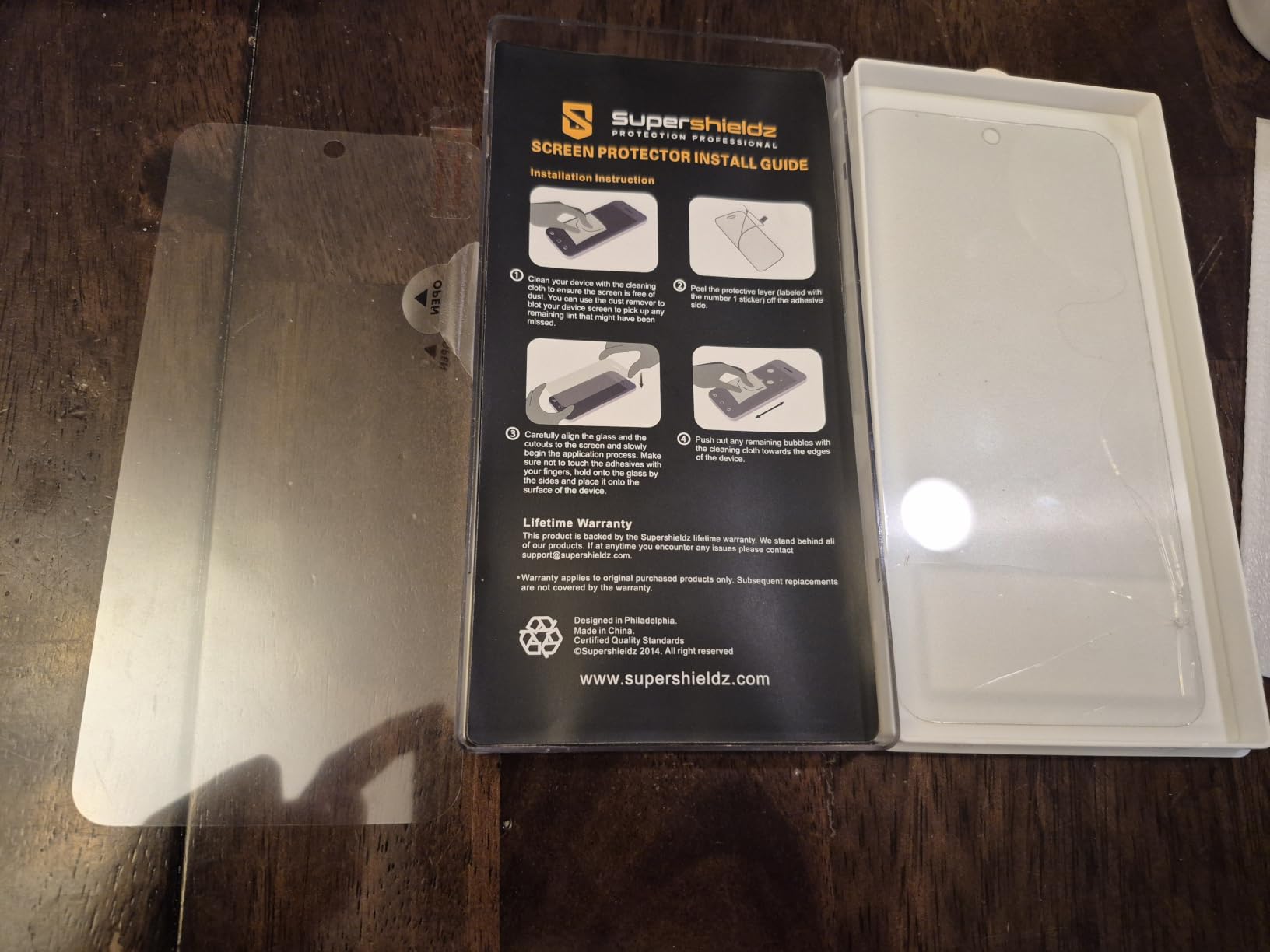 Supershieldz (3 Pack) Designed for Samsung Galaxy S25 Tempered Glass Screen Protector, Anti Scratch, Bubble Free customer photo 1