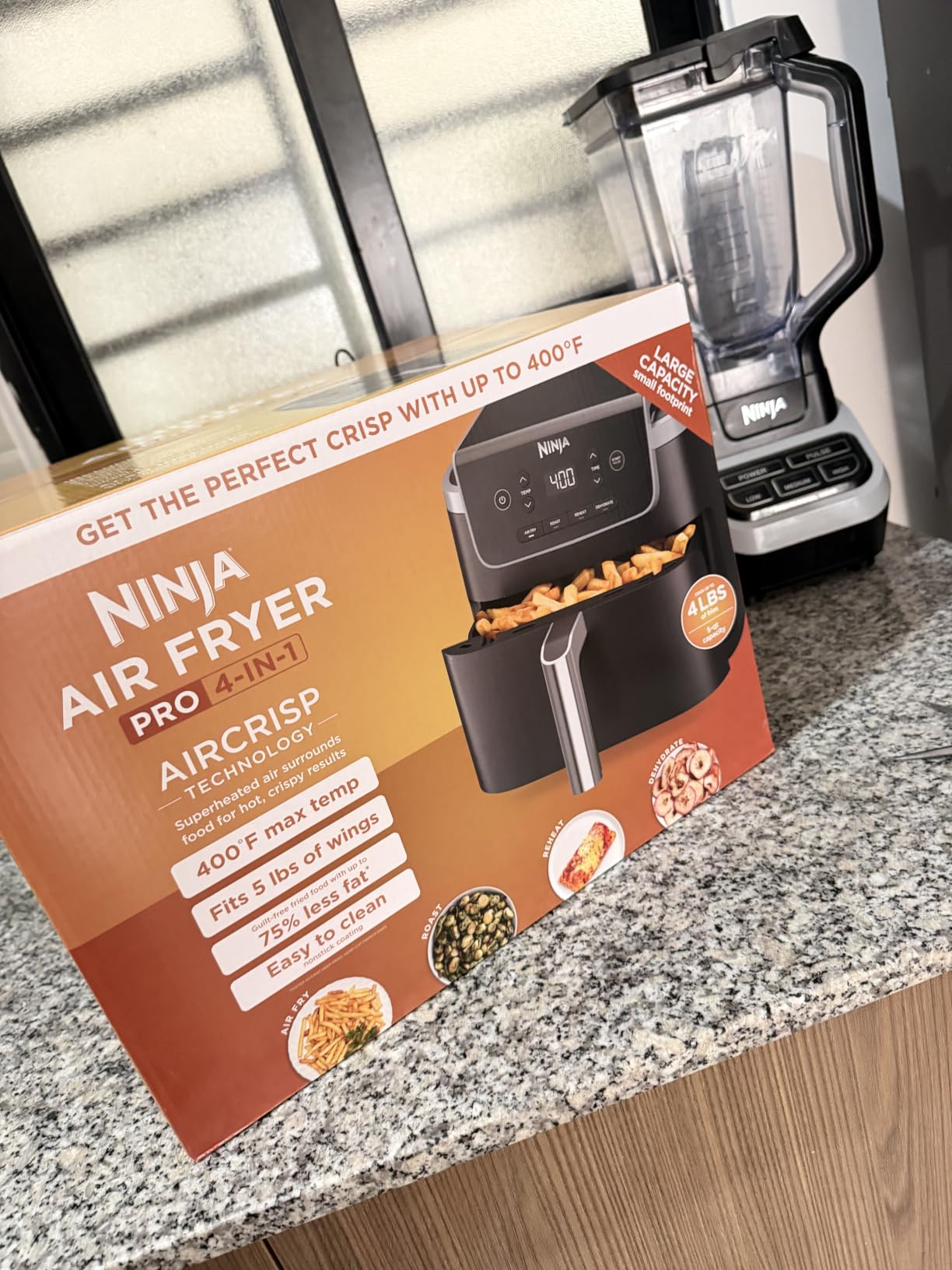 Ninja Air Fryer Pro, 5 Qt, 5-in-1, Grey, AF142 customer photo 2