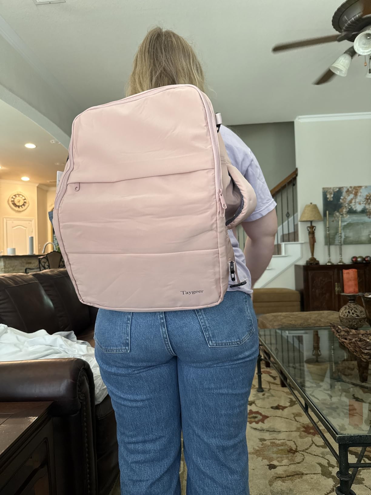 Taygeer Laptop Backpack, Carry On Backpack with 17.3inch Laptop Compartment customer photo 2