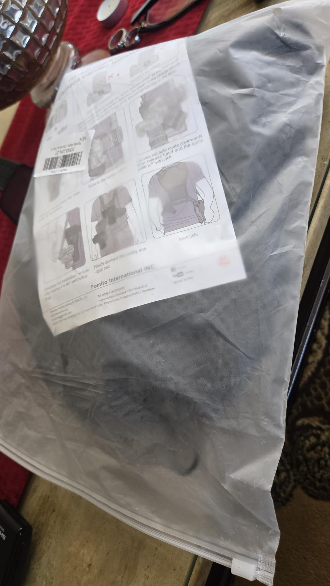 FOMITO Dual Camera Chest Harness System, Professional Photography Vest with Side Holster, Gray customer photo 1