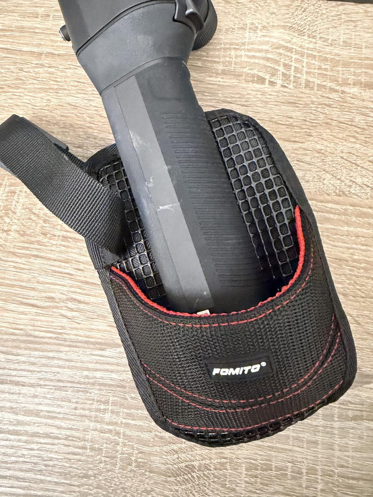 FOMITO Dual Camera Chest Harness System, Professional Photography Vest with Side Holster, Gray customer photo 2