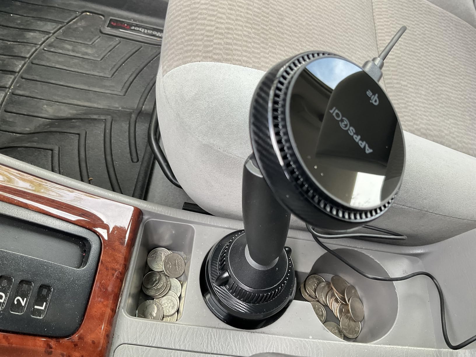 APPS2Car Upgraded for QI2 MagSafe Cup Holder Phone Holder Charger, 15W Fast Charging, Adjustable Tri-Pivot Arm, Wireless Magnetic Cell Phone Stand for iPhone 17 Air Pro Max Plus 16 15 14 13 12 customer photo 2