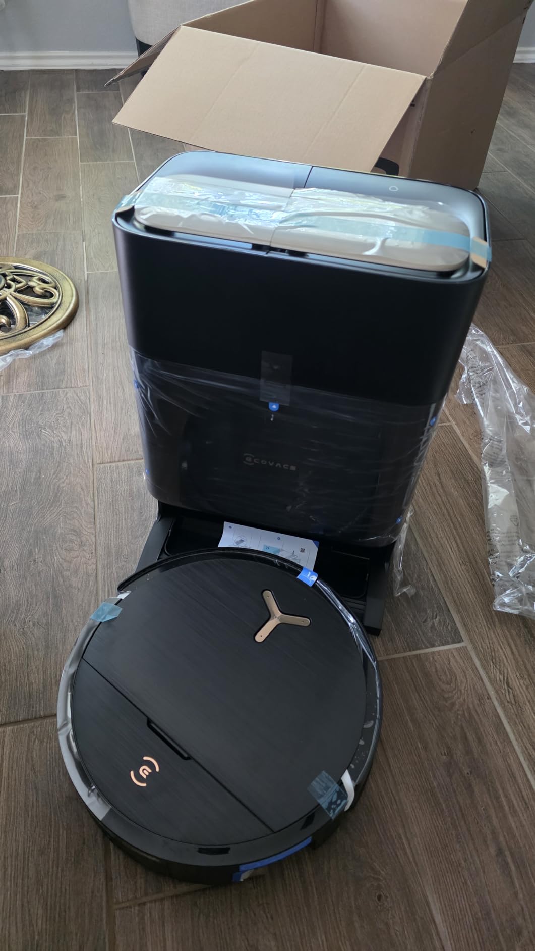 ECOVACS DEEBOT X9 PRO Omni Robot Vacuum, OZMO Roller Instant Self-Washing | 16600Pa BLAST Suction, Triple Lift Carpet Care, ZeroTangle 3.0, TruEdge Edge, Hands-Free Station, AI Obstacle Avoidance customer photo 1