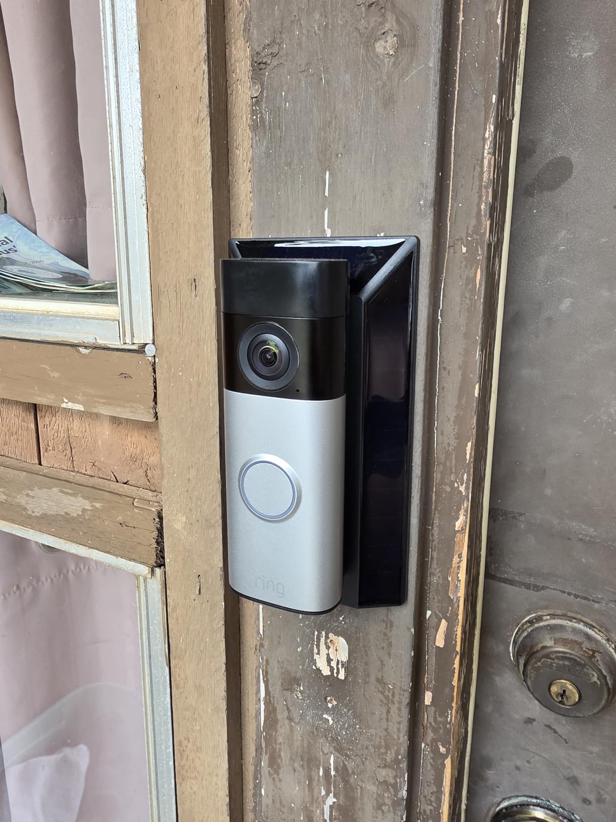 Ring Battery Doorbell 2K Plus (newest model), Retinal 2K with wide-angle video, up to 6x Enhanced Zoom, Night Vision, and Quick Release Battery Pack, Nickel Silver customer photo 2