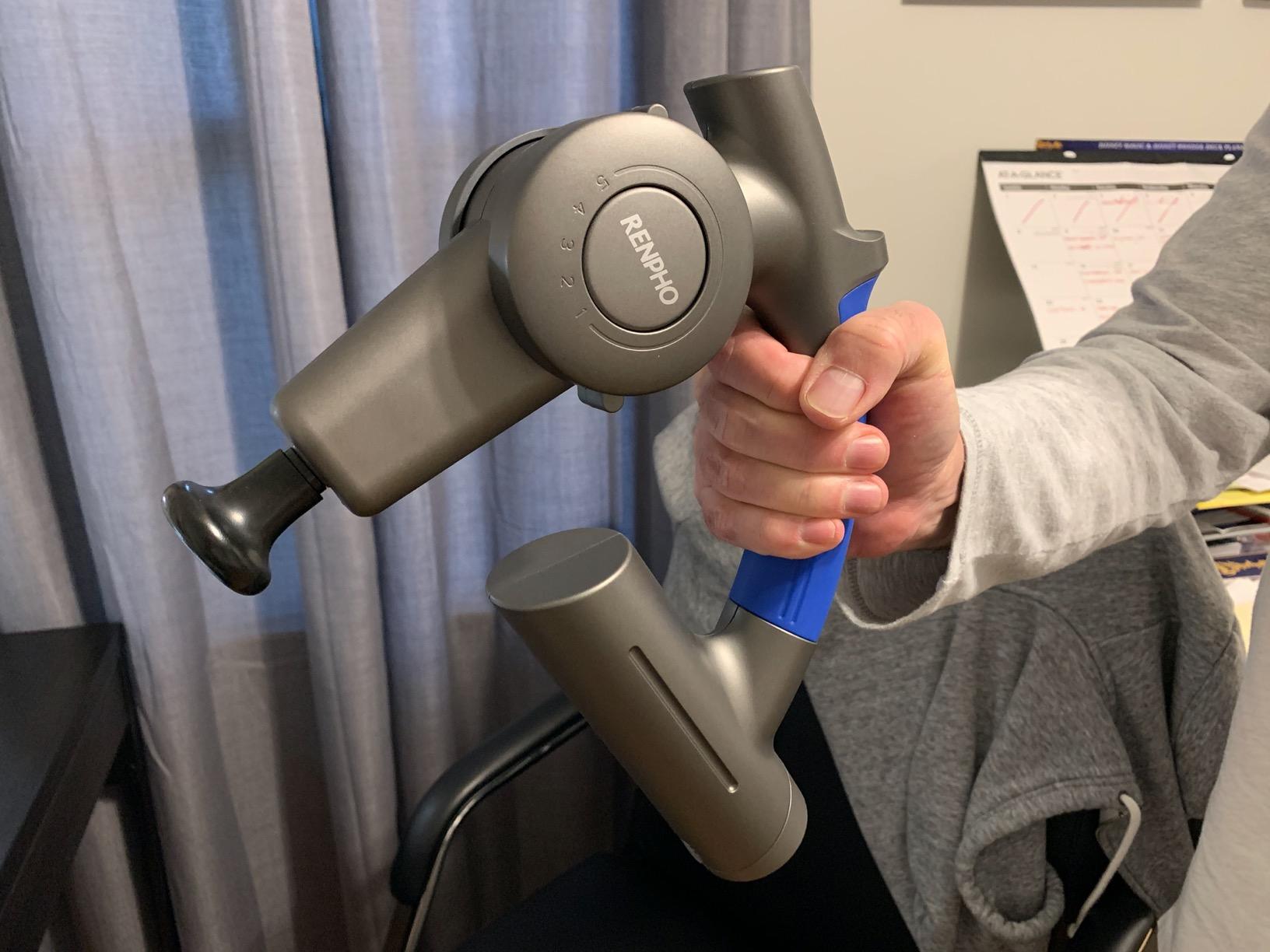 RENPHO Active Massage Gun, Deep Tissue Percussion Back Massager customer photo 2
