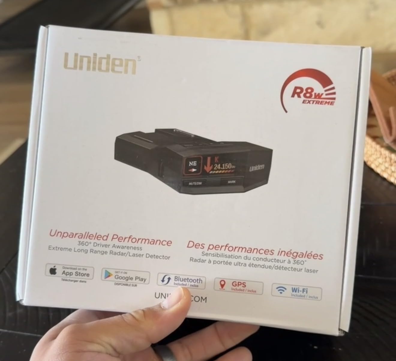 Uniden R8W (new Model) Extreme Long Range Laser/Radar Detector, 360° Awareness, Directional Arrows, Wi-Fi, Bluetooth, GPS, Real-Time Voice Alerts, Red Light & Speed Camera Alerts, R/TACH App customer photo 2