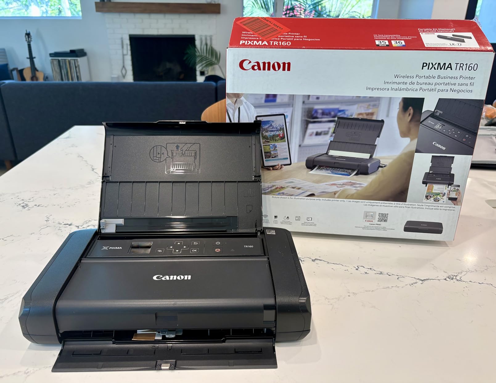 Canon PIXMA TR160 Color Wireless Portable Printer customer photo 1