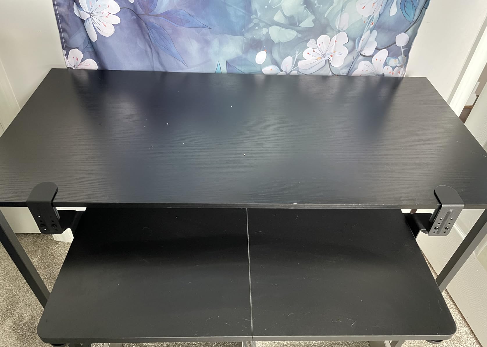 Small Keyboard Tray Under Desk, Pull Out Keyboard & Mouse Tray for Typing customer photo 2
