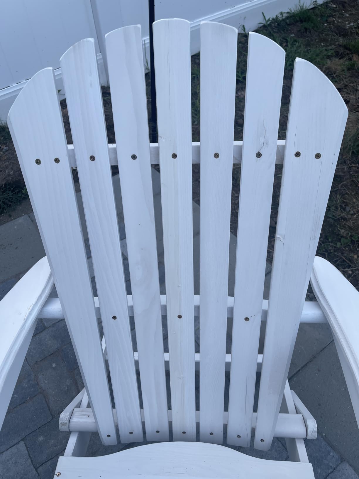 SoliWood Outdoor Wooden Folding Adirondack Chair Set of 4 with Pre-Assembled BackRest, Wood Patio Chair for Garden Backyard Porch Pool Deck Firepit customer photo 2