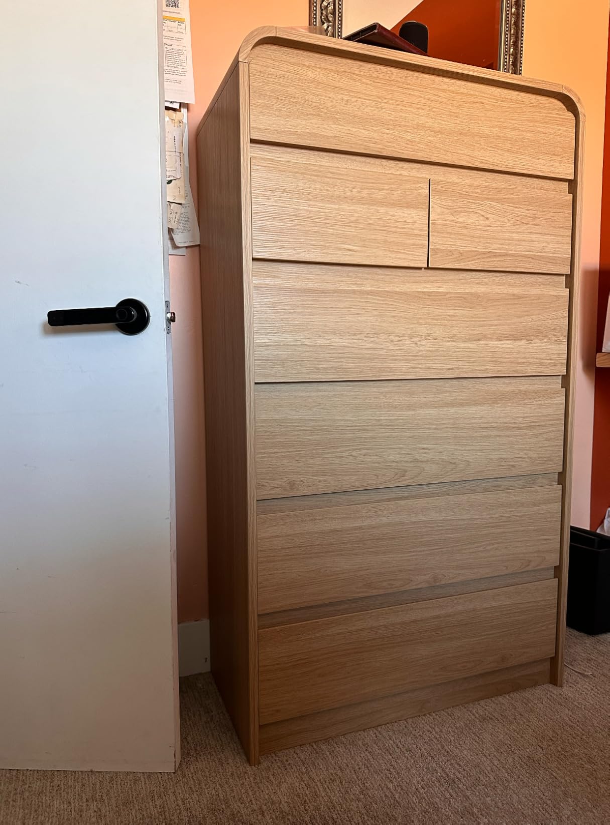 Aitjunz Modern 7 Drawers Dresser for Bedroom, 55
