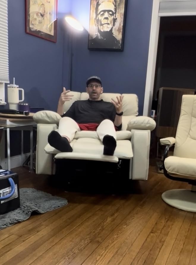 Big Tall Man Lay Flat Recliner with Massage Heat, Extra Wide Power Lift Recliner Chair for Elderly,Adjustable Headrest,Extended Footrest, USB Ports,Type C,Hidden Cup Holders,Storage Boxes,Beige customer photo 1