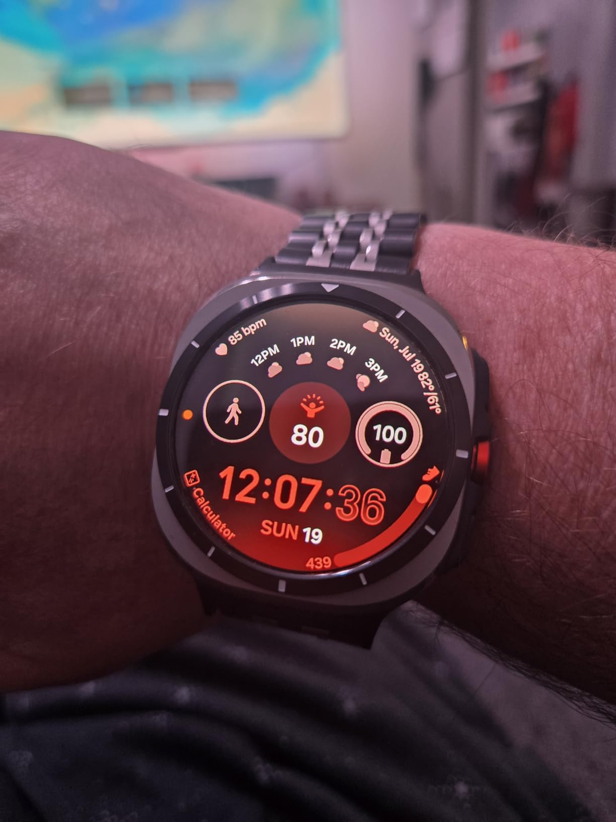Samsung Galaxy Watch Ultra (2025), Titanium Silver, 47mm LTE Smartwatch customer photo 1