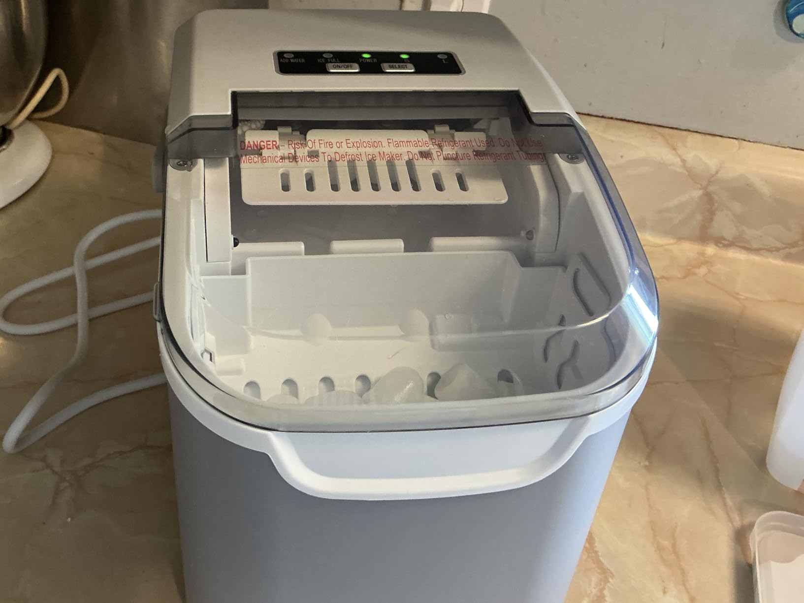 Antarctic Star Countertop Ice Maker Machine, 26Lbs/Day Fastest 6‑Min Ice customer photo 1
