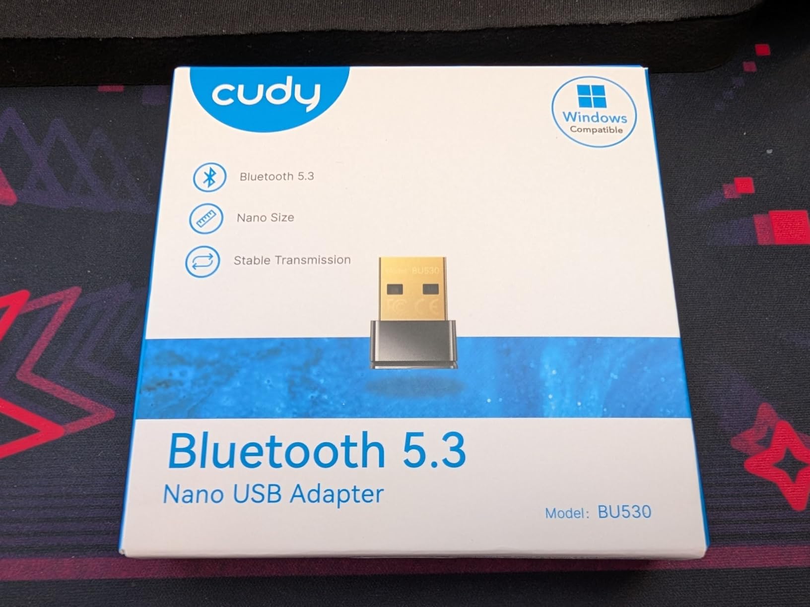 Cudy Bluetooth 5.3 Nano USB Adapter, USB-A, Windows Linux, BU530 customer photo 1
