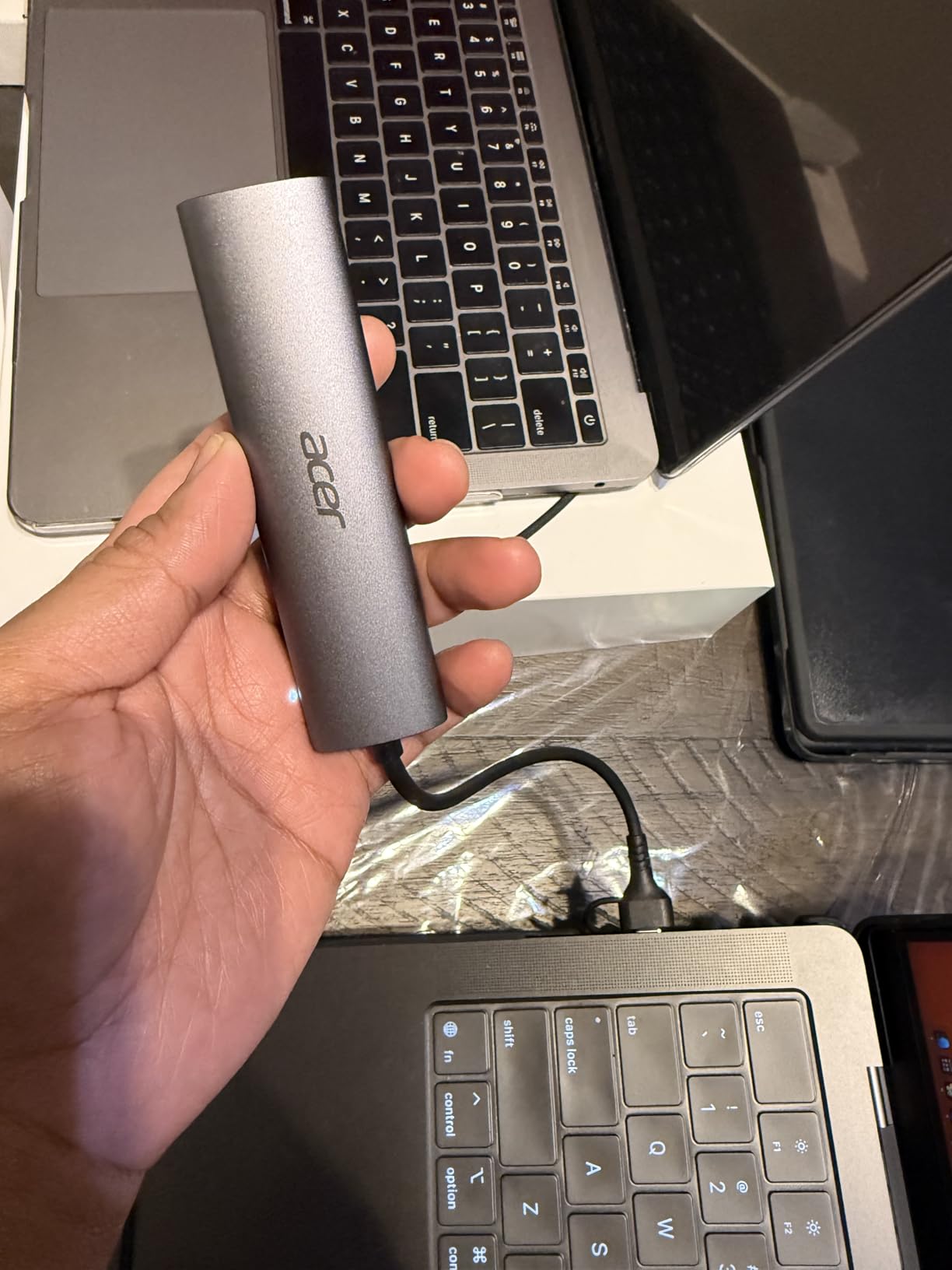 Acer USB to Ethernet Adapter, USBC Hub Ethernet 1Gbps with 3*USB 3.0 customer photo 2