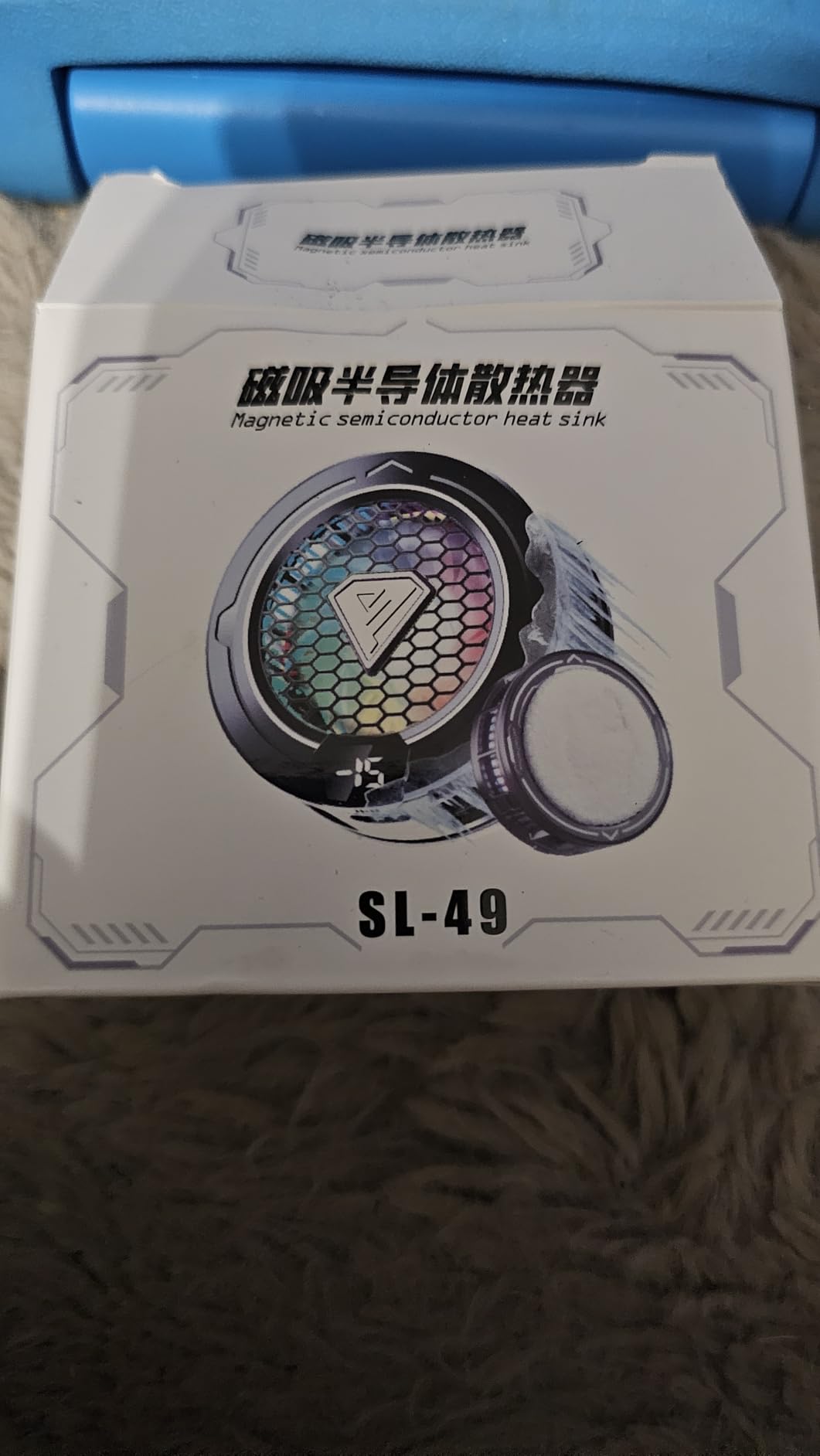 Phone Cooling Fan, Magnetic Radiator with RGB Lights,for Mobile Games and Live Streaming, Universal Compatibility for Android/iPhone/iPad, Large-Area Conduction Cooling (Cooler 2 Black) customer photo 2