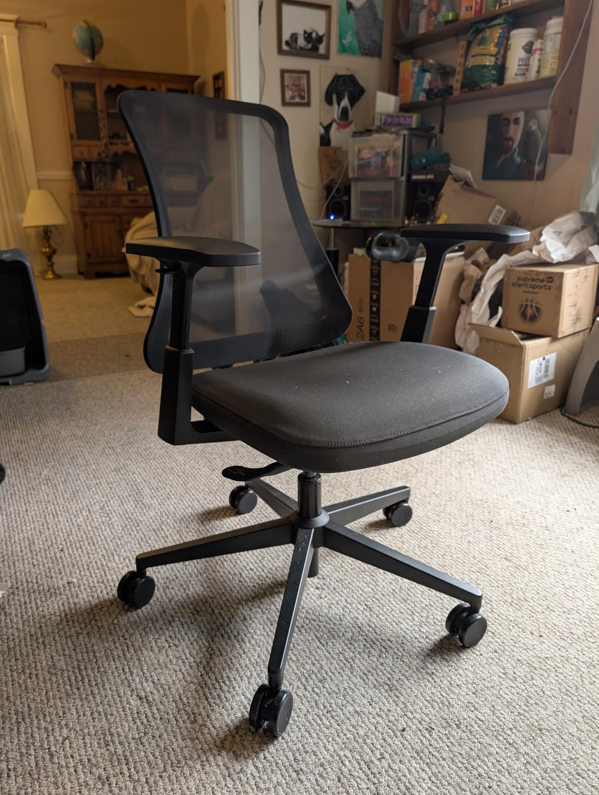 ProtoArc Flexer Ergonomic Office Chair with Slide Seat for Women, Black customer photo 2