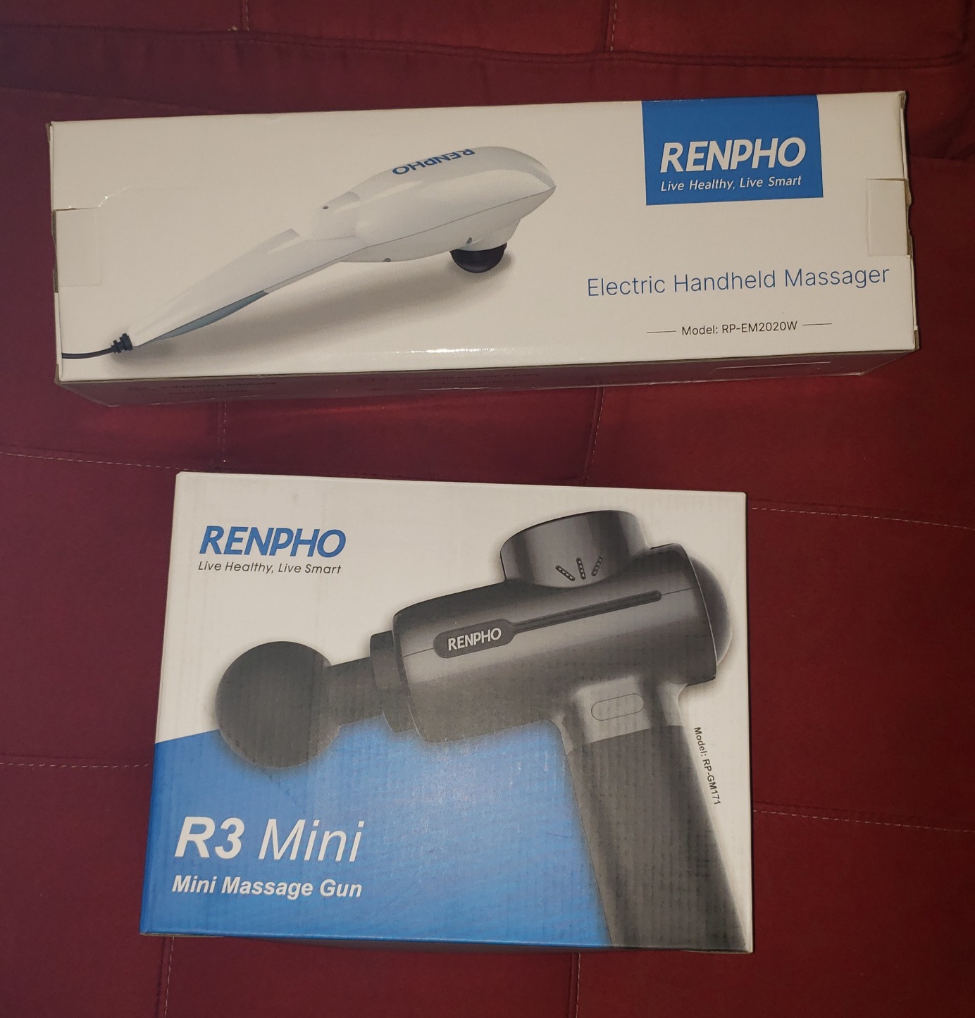 RENPHO Active Thermacool 2 Massage Gun with Intuitive Heat and Cold Control | VA Display Handheld Percussion 10mm Deep Tissue Massager customer photo 1