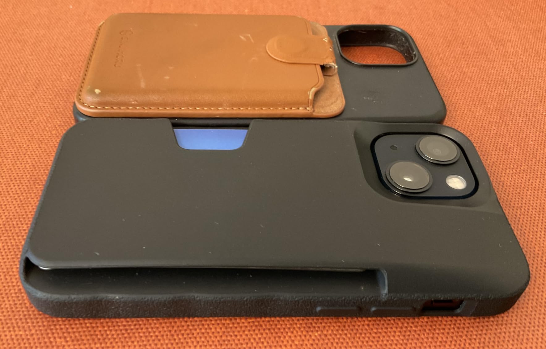 Smartish iPhone 17 Wallet Case with Card Holder, Wallet Slayer Vol 1, Black | Drop-Tested from 6 Feet, Holds 4 Cards + Cash, Protective & Slim, Thin & Grippy, Hidden Credit Card Slot for Apple iPhone customer photo 1
