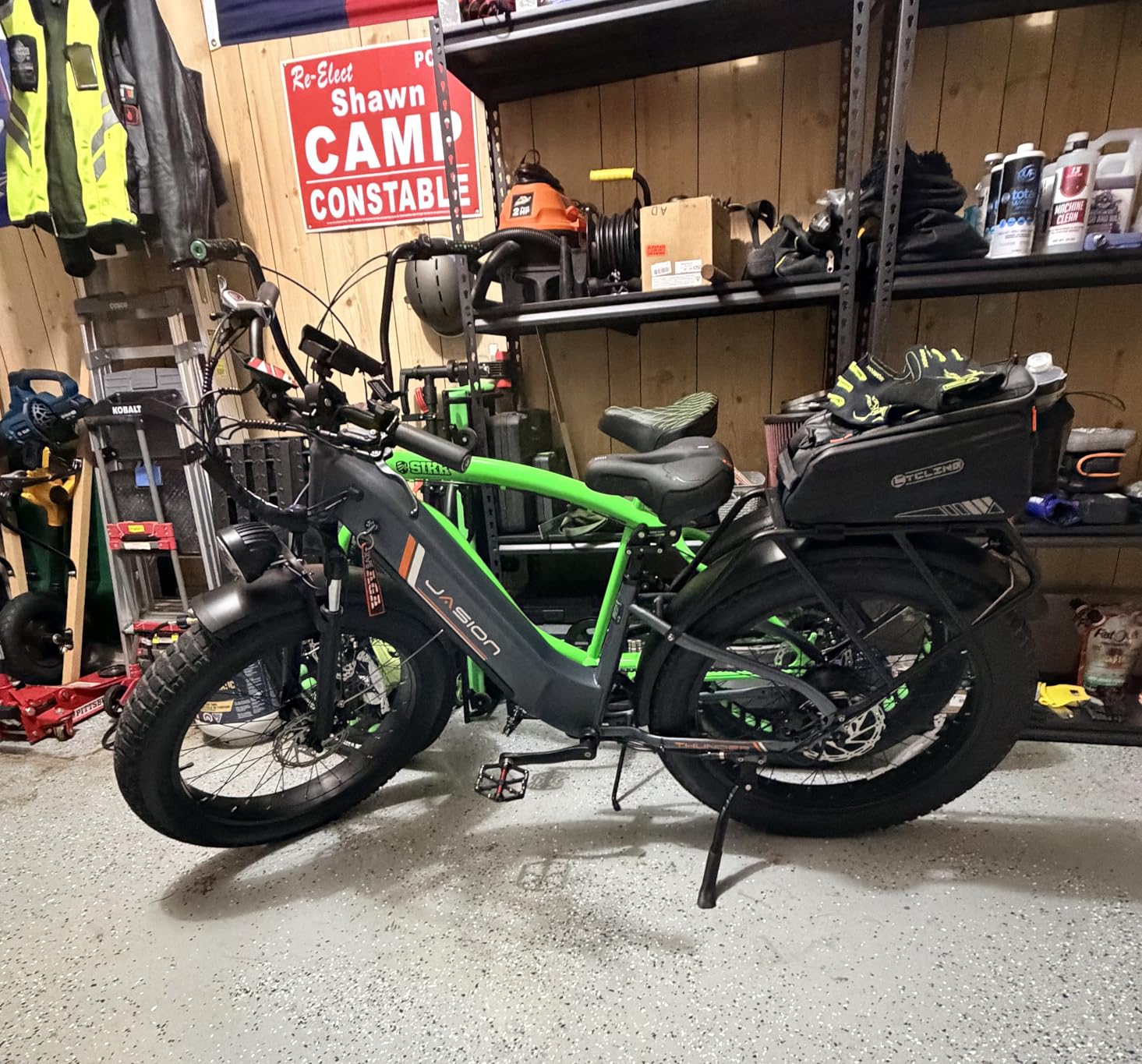 Jasion Thunder Electric Bike, 1800W Peak Ebikes for Adults, 26'' Fat Tire Best Ebike for Men, 80 Miles with 864Wh Battery, 30+MPH Max Speed Bicycles, 400LB Capacity, Certified by UL2849 customer photo 2