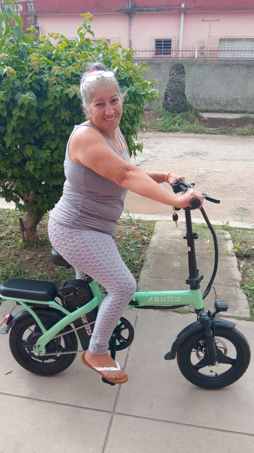 Folding Electric Bike for Adults and Teens, 14