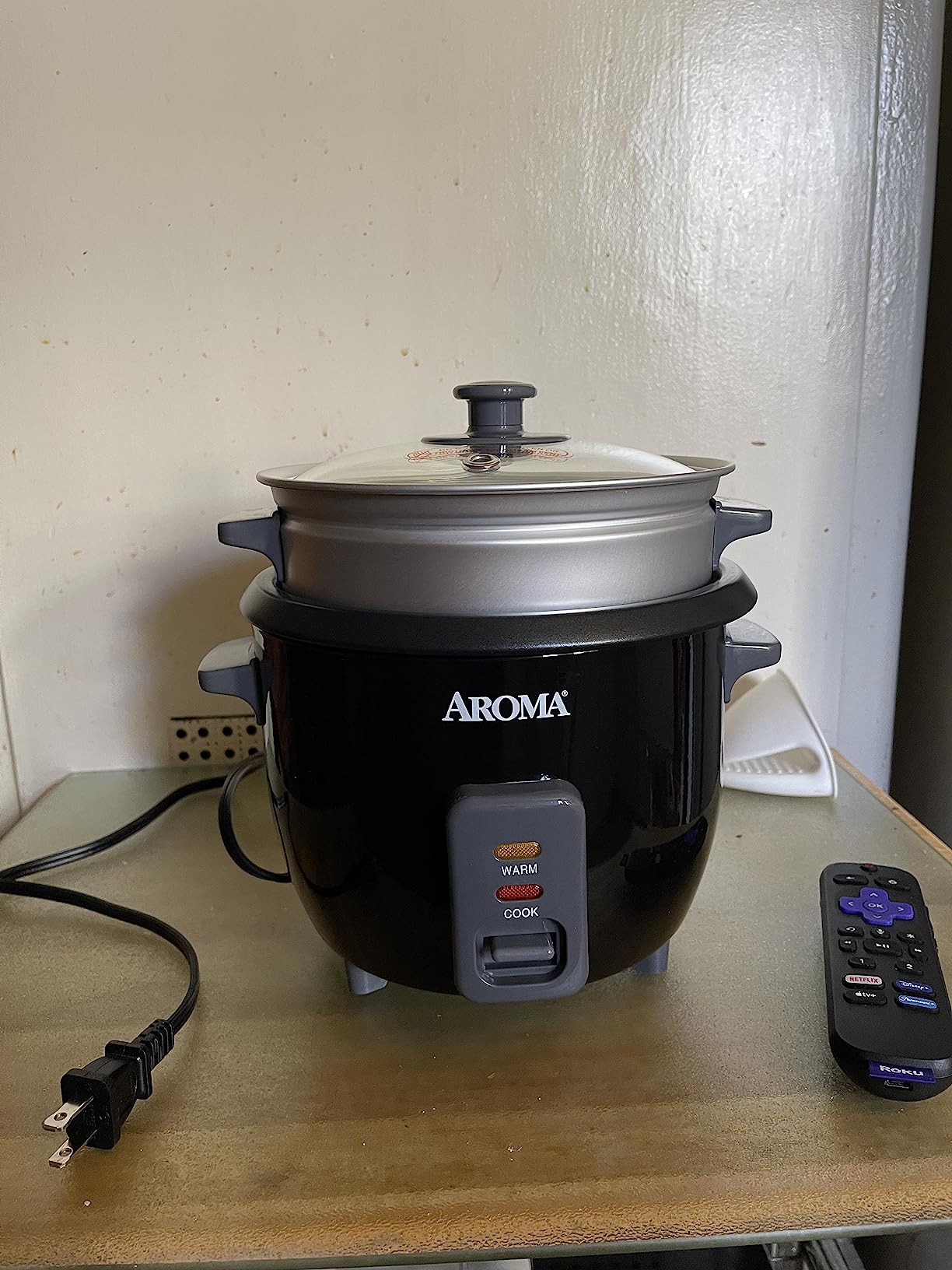 AROMA® 20-Cup (Cooked) / 5Qt. Bonded Granite® Rice & Grain Cooker, ARC-860NGP customer photo 2