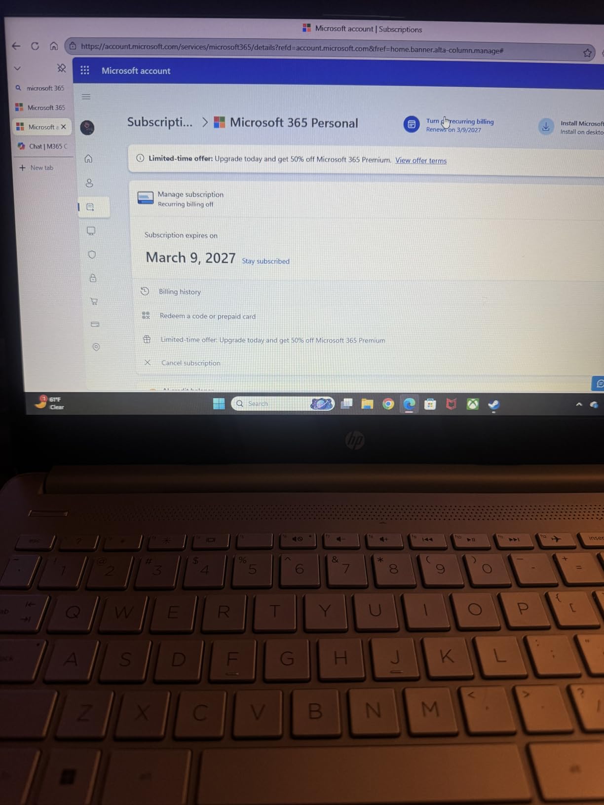 HP 14” Flagship Laptop 2025 AI-Powered Computer, Office Lifetime, Student Business, 4-Core Intel CPU, 16GB RAM 628GB Storage (128GB UFS+ 500GB Ext), Long Battery HubxcelAccessory Win 11 Pro Sky Blue customer photo 1