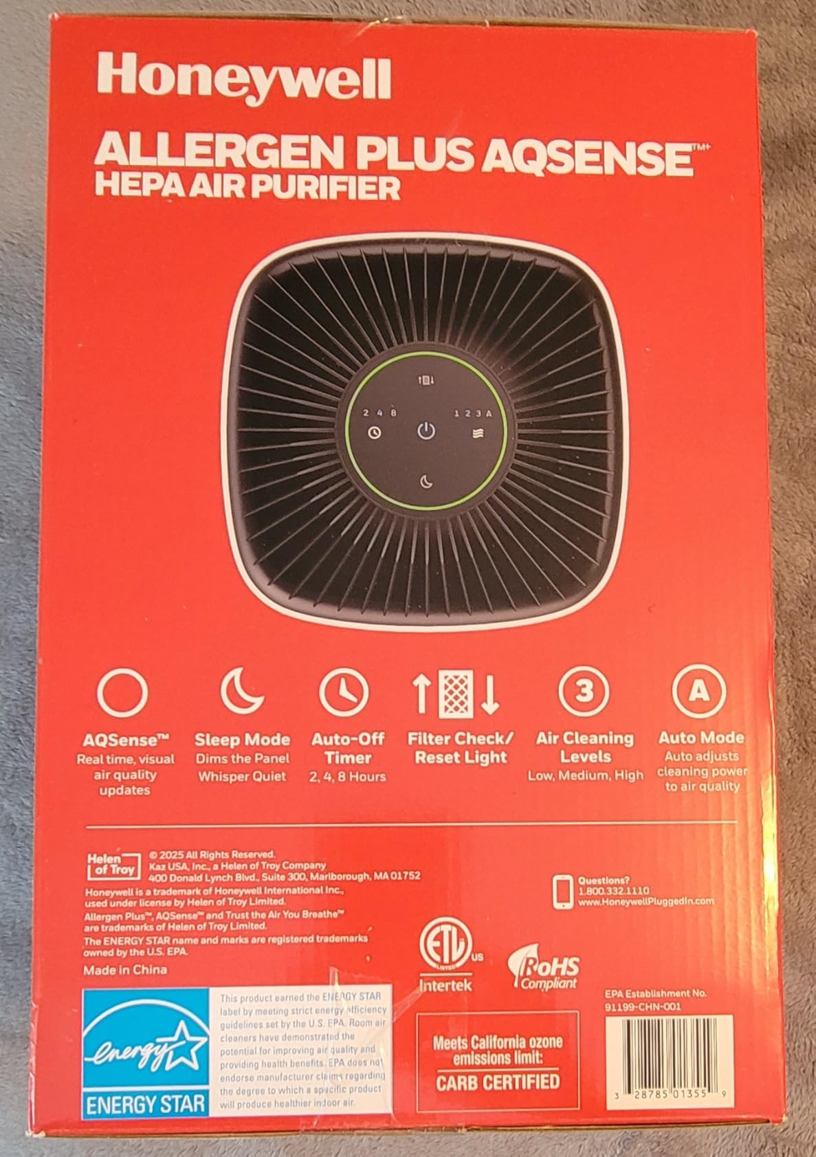 Honeywell Allergen Plus Compact Small Room HEPA Air Purifiers customer photo 2