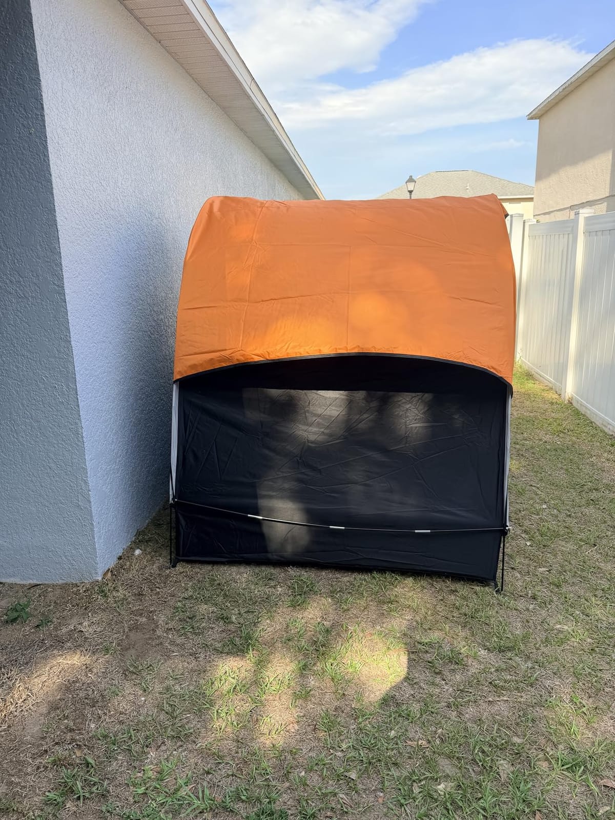 Upgraded Bike Tent with Rain Cover, Outdoor Storage Shed for 2-3 Bikes customer photo 1
