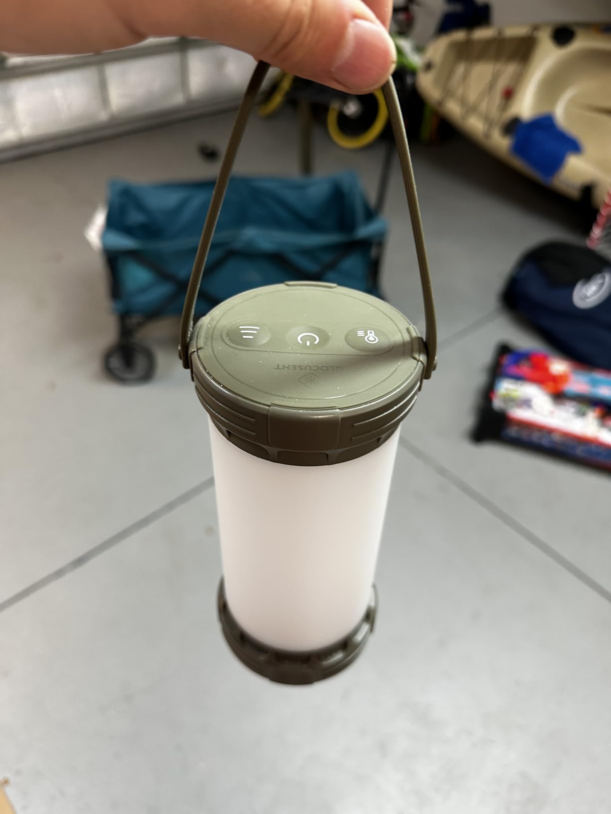 Glocusent LED Rechargeable Camping Lantern, Camping Light with 5000mAh customer photo 2