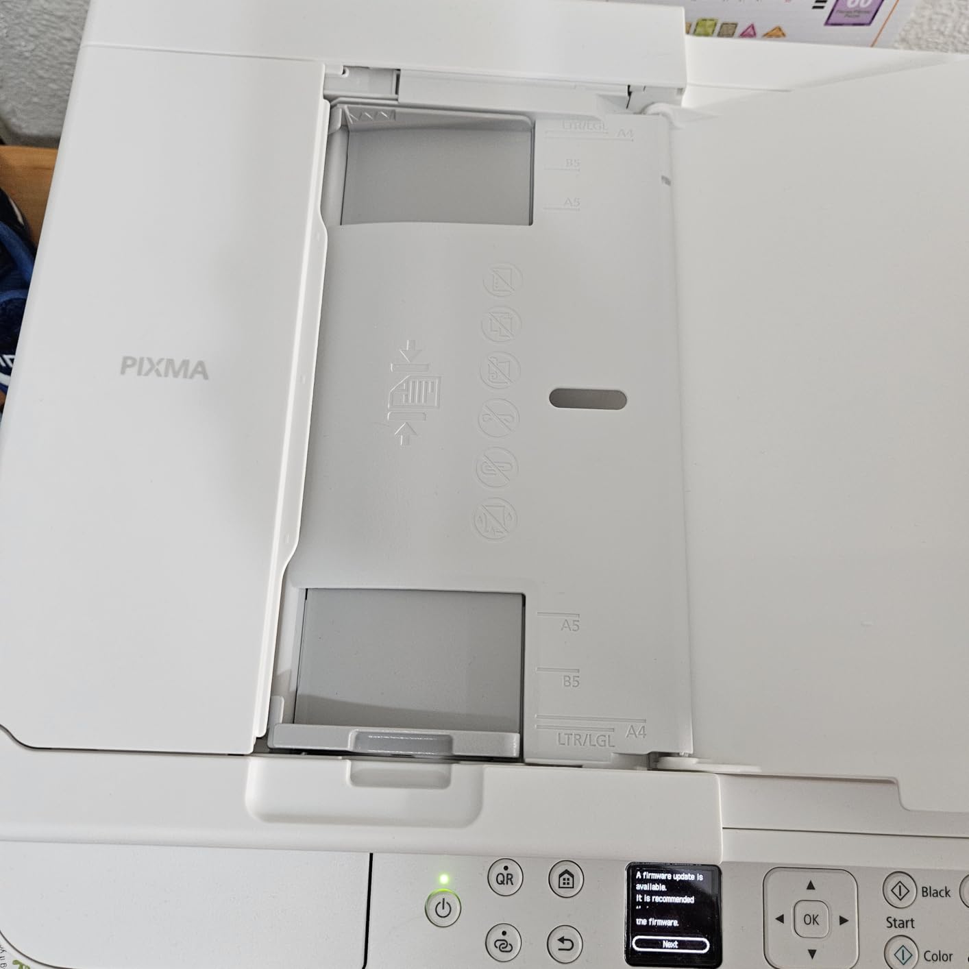 Canon PIXMA TR7120 Wireless Color Inkjet Printer, Duplex Printing, White - Home Printer with Copier/Scanner, Auto Document Feeder, Compact Design, Intuitive Control Panel customer photo 2