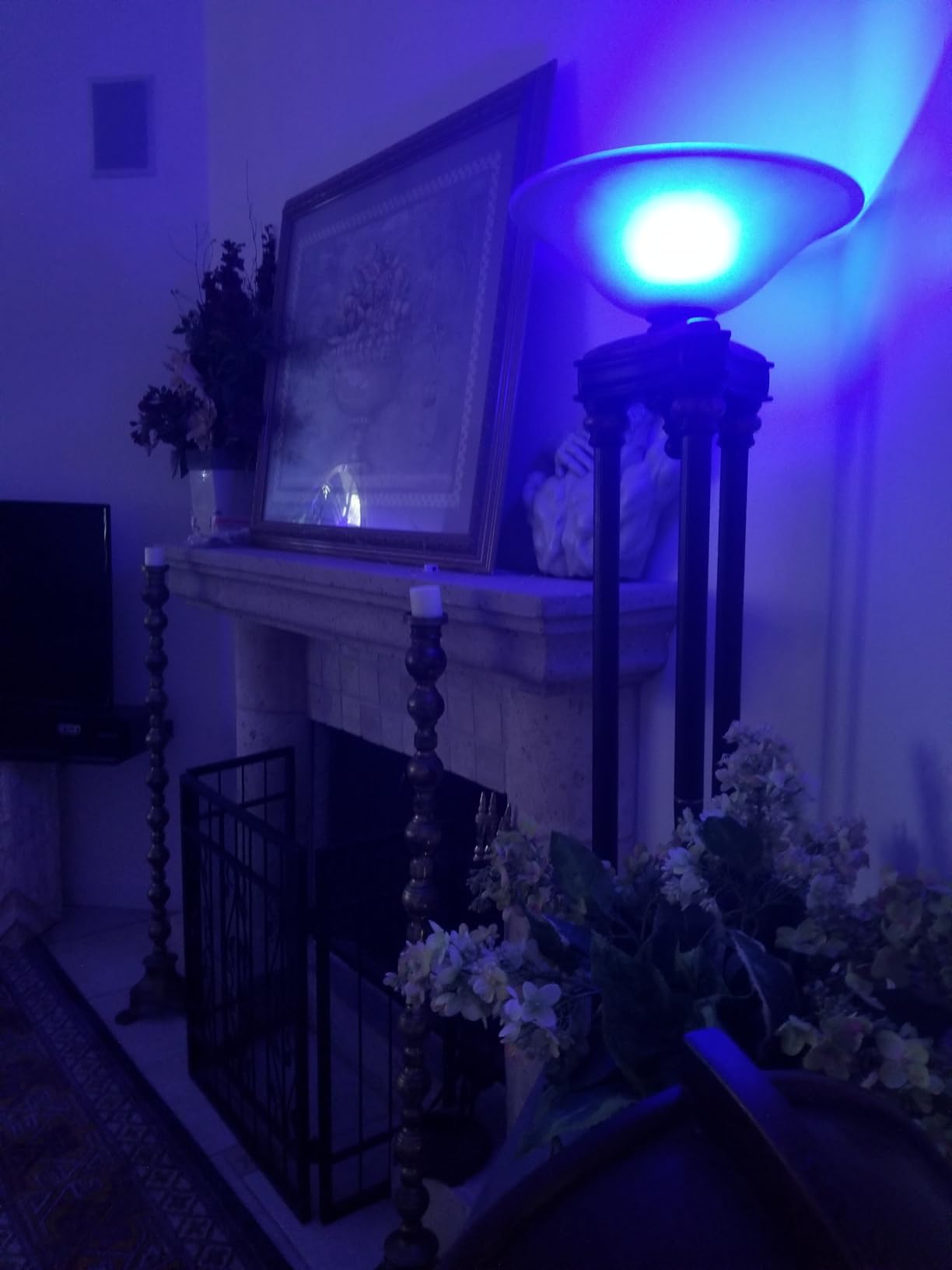 Philips Hue Essential Smart LED A19 Bulb, White and Color Ambiance, E26 Base, 8.8W, 2200K-6500K, 800 Lumens, Dimmable, Works with Alexa, Google, and Apple Home, 1-Pack customer photo 1