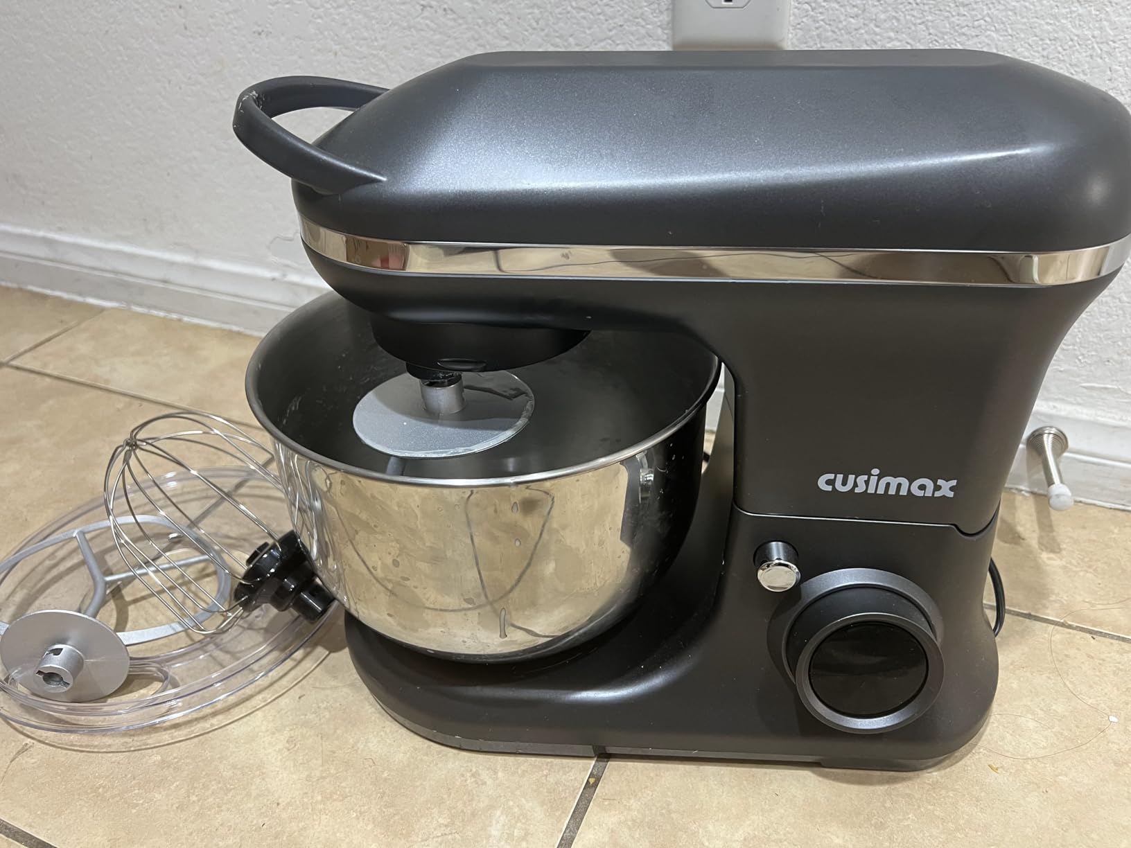 CUSIMAX Stand Mixer, Electric Food Mixer with Digital Switch Control, 650W customer photo 2