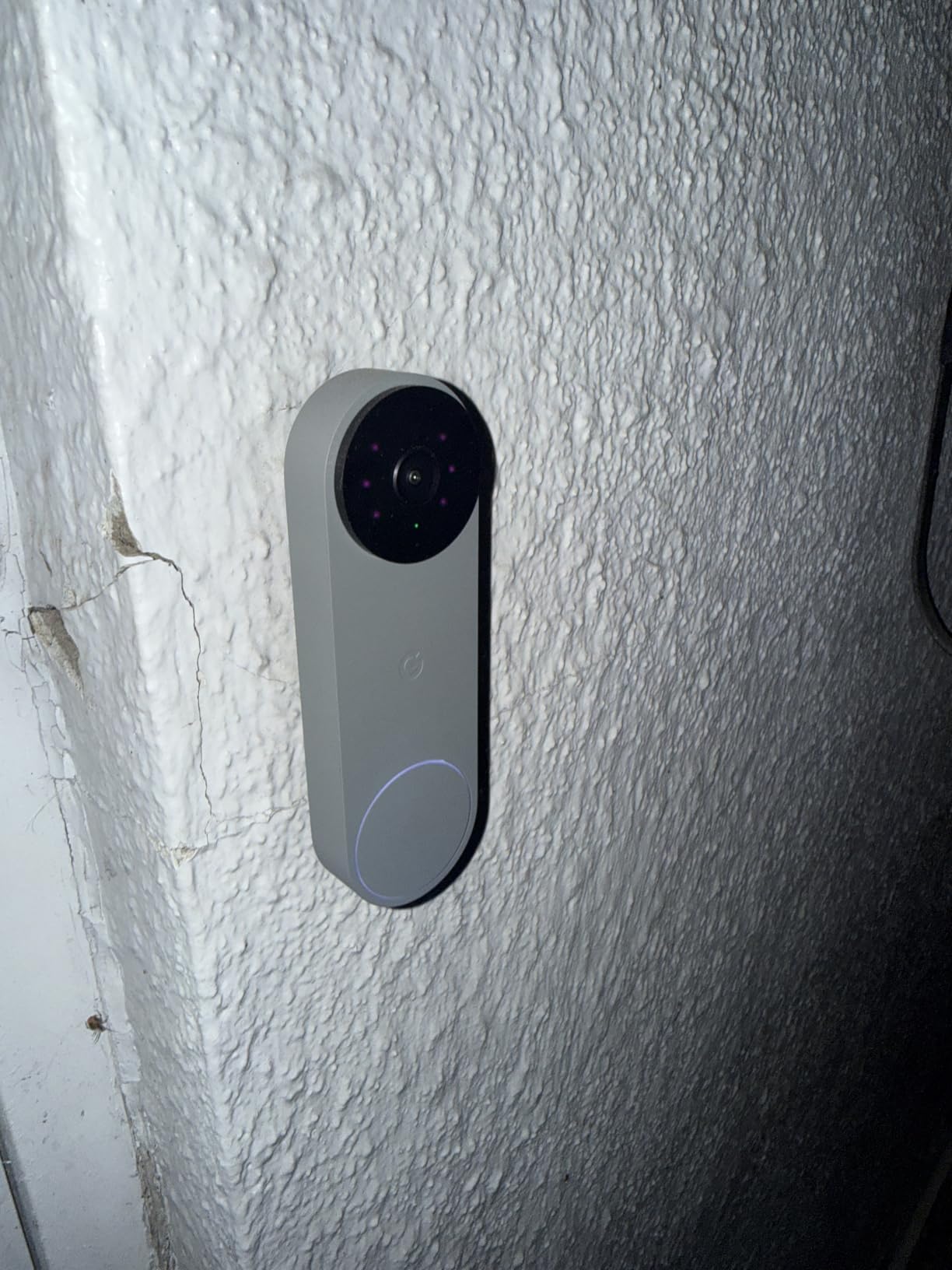 Google Nest Doorbell (Wired, 3rd Gen) - 2K Video, Live View - 2025 - Linen | Video doorbell, 2K HDR, intelligent alerts, color night vision, 2-way audio, works with Google Home & Gemini customer photo 1