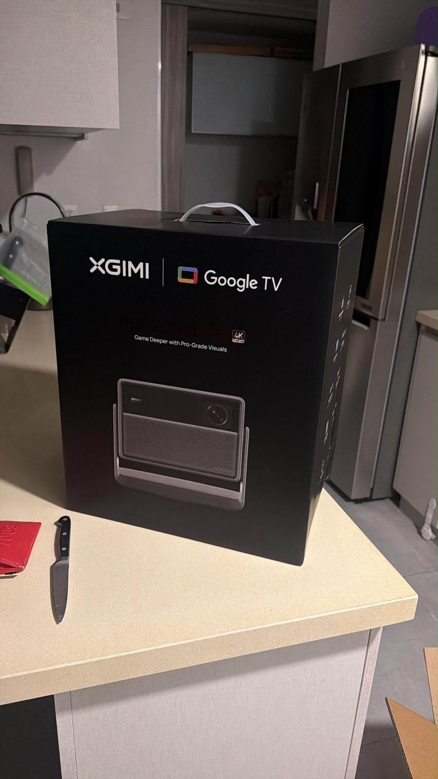 XGIMI HORIZON 20 Pro 4K RGB Triple Laser Home Projector, 4100 ISO Lumens | Google TV with Licensed Netflix, Optical Zoom & Lens Shift, IMAX Enhanced, Dolby Vision, 20,000:1 Contrast, 1ms Input Lag customer photo 2