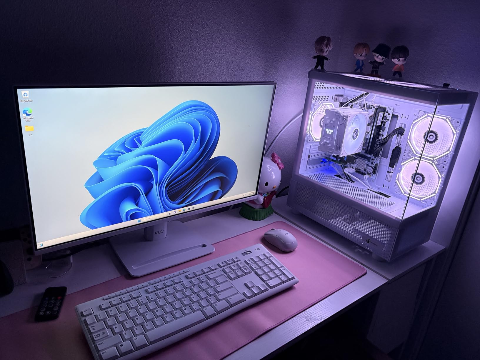 NINGMEI Prebuilt Gaming PC,AMD Ryzen 5 5500 GTX 1660 Super 6GB GDDR6 customer photo 1