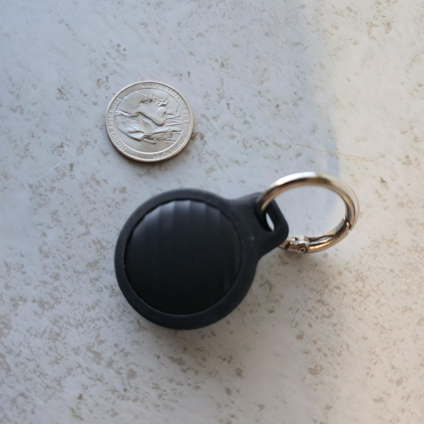 Tracker Tag - 2 Pack [Apple MFi Certified] Bluetooth Trackers Works with Apple Find My (iOS Only) - IP67 Waterproof Item Finders | Track Keys, Wallet, Luggage, Backpack customer photo 1