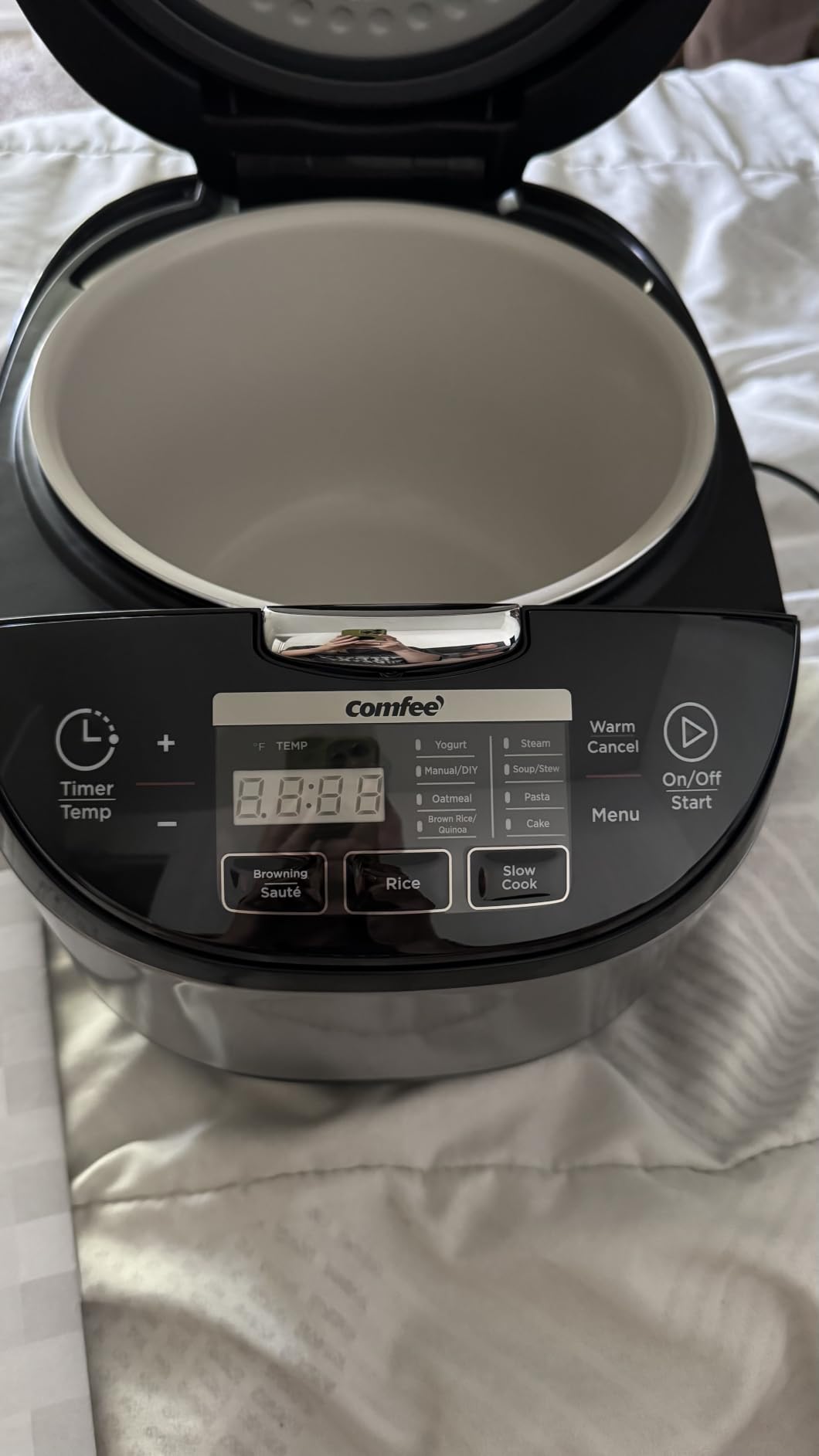 COMFEE' Japanese Style Rice Cooker with Fuzzy Logic, 10-Cups Uncooked Rice customer photo 2