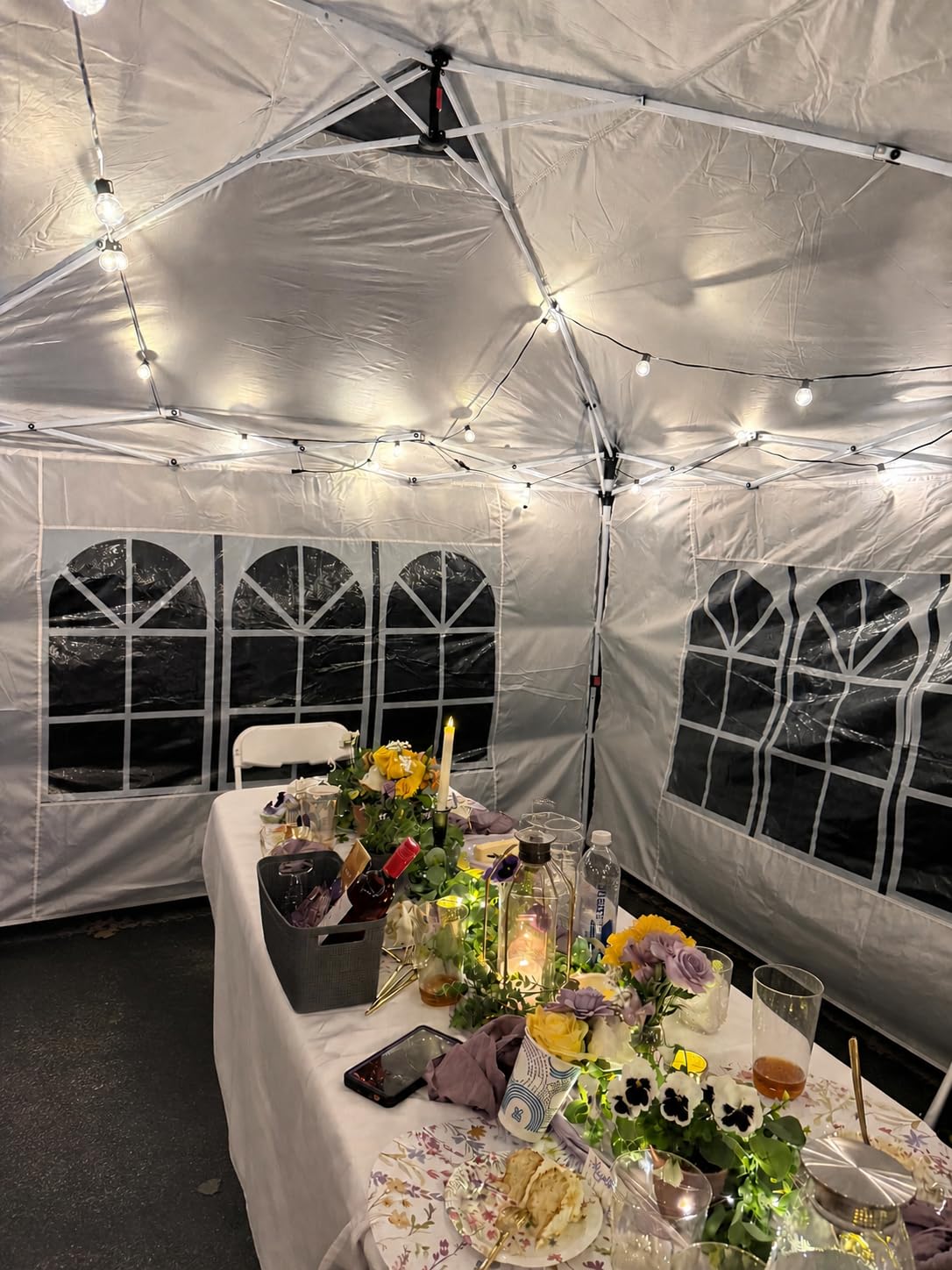addlon Outdoor String Lights 100FT G40 with Remote 54 LED Shatterproof Bulb customer photo 2