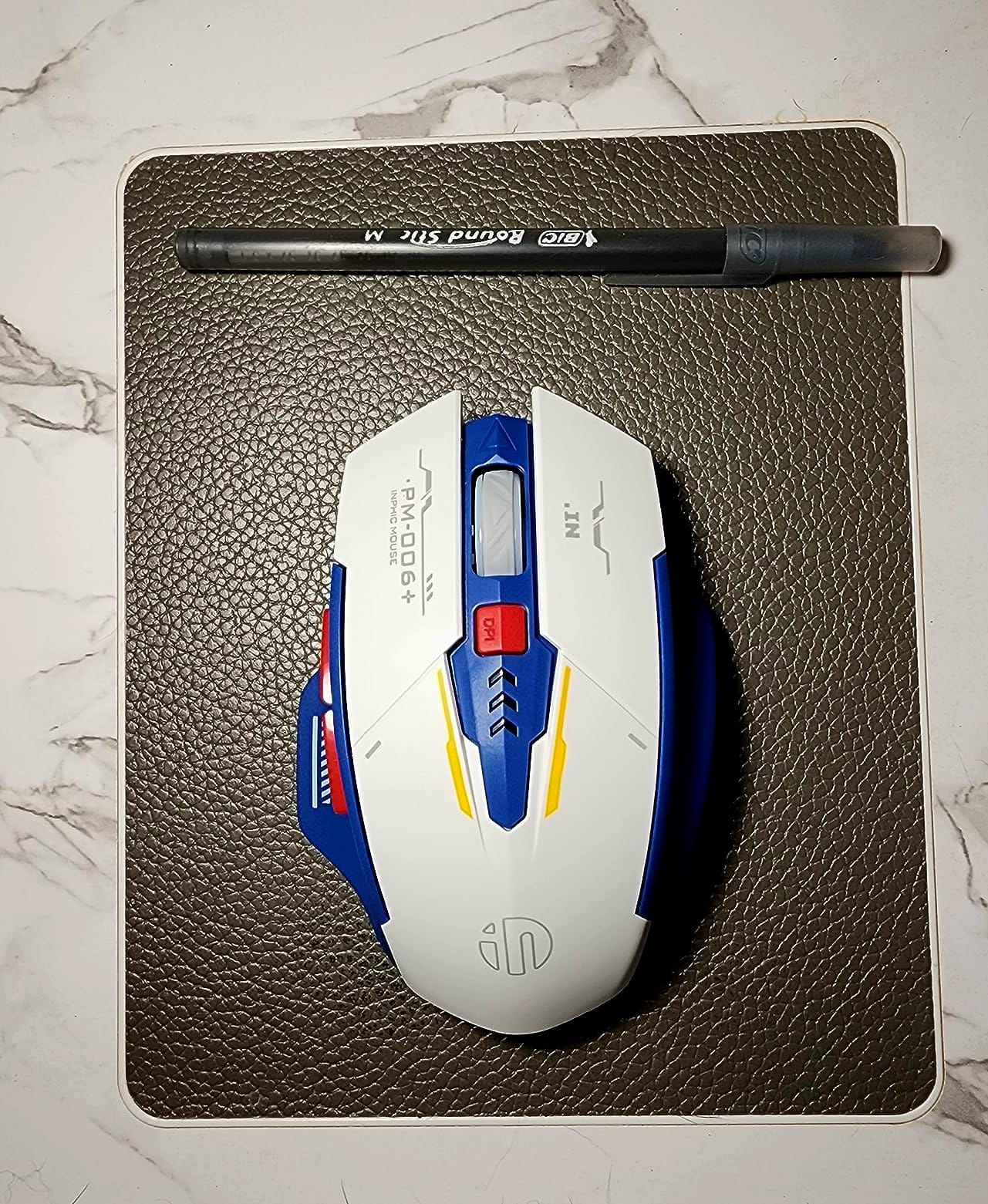 INPHIC Wireless Mouse Rechargeable, Silent Click, [Battery Level Visible] customer photo 1