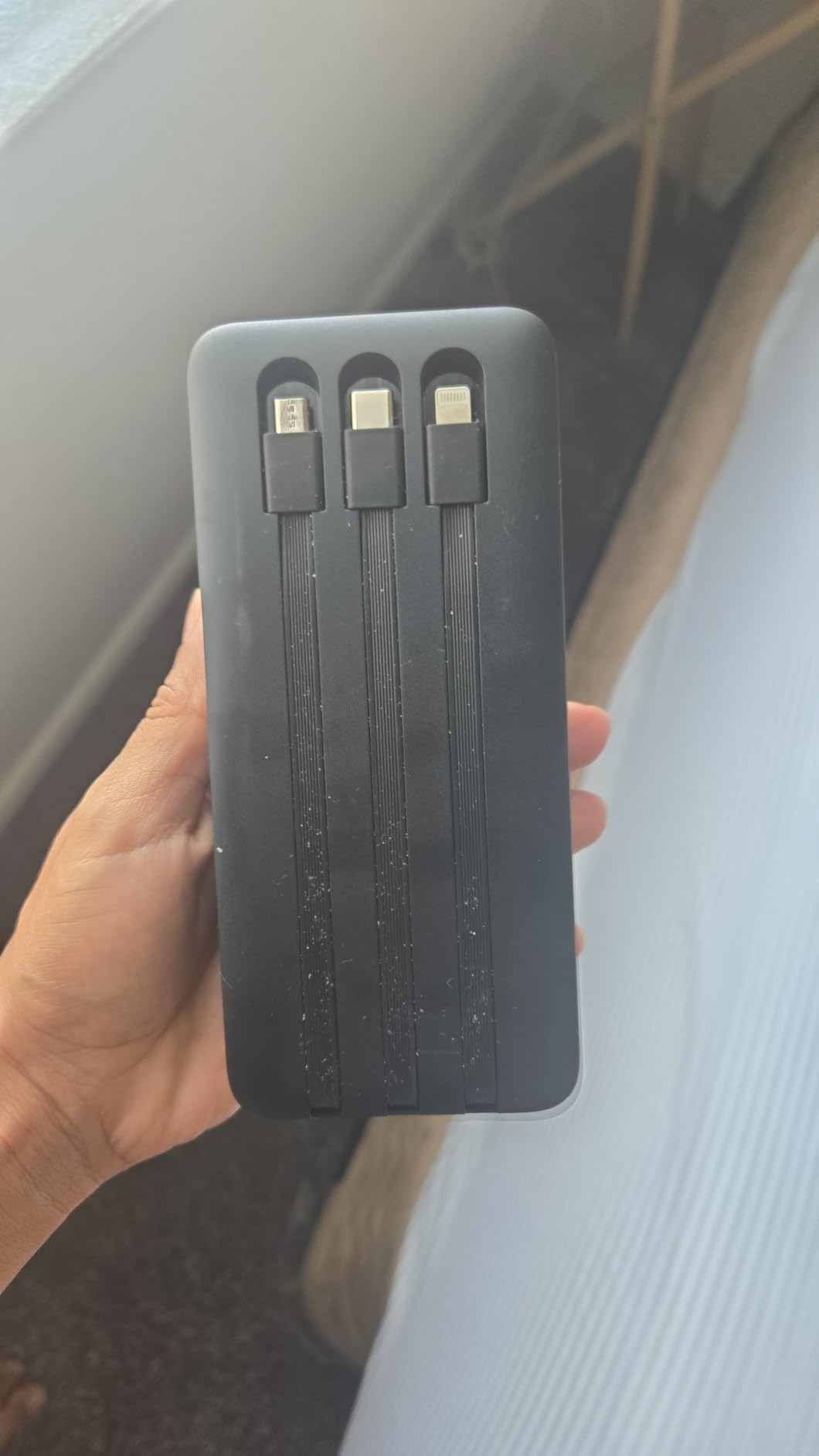 Portable Charger Power Bank 50800mAh,25W USB C Fast Charging Battery Pack with 3 Built in Cables & LED Display,6 Output 2 Input Travel Essentials Phone Charger for iPhone 17/16/15,Galaxy,Android etc customer photo 1