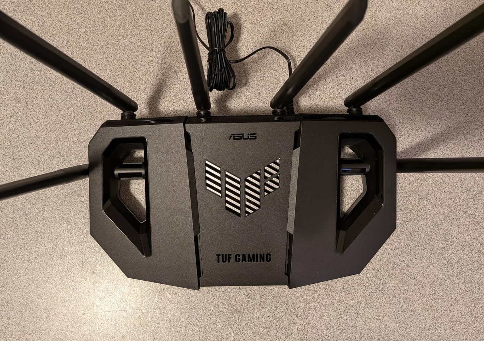 ASUS TUF Gaming BE6500 WiFi 7 Router - Dual-Band, Up to 6.5 Gbps Wireless, Game Accelerator, Multi-Link Operation (MLO), (x4) 2.5GbE Ports, Mesh + VPN Compatible, & Subscription-Free Network Security customer photo 1