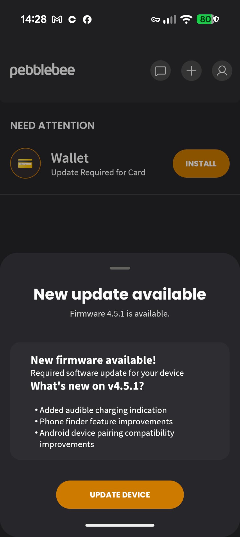 Pebblebee Card 5, Bluetooth Wallet Tracker | Alt to Air Tag, 18-Mo Battery customer photo 2