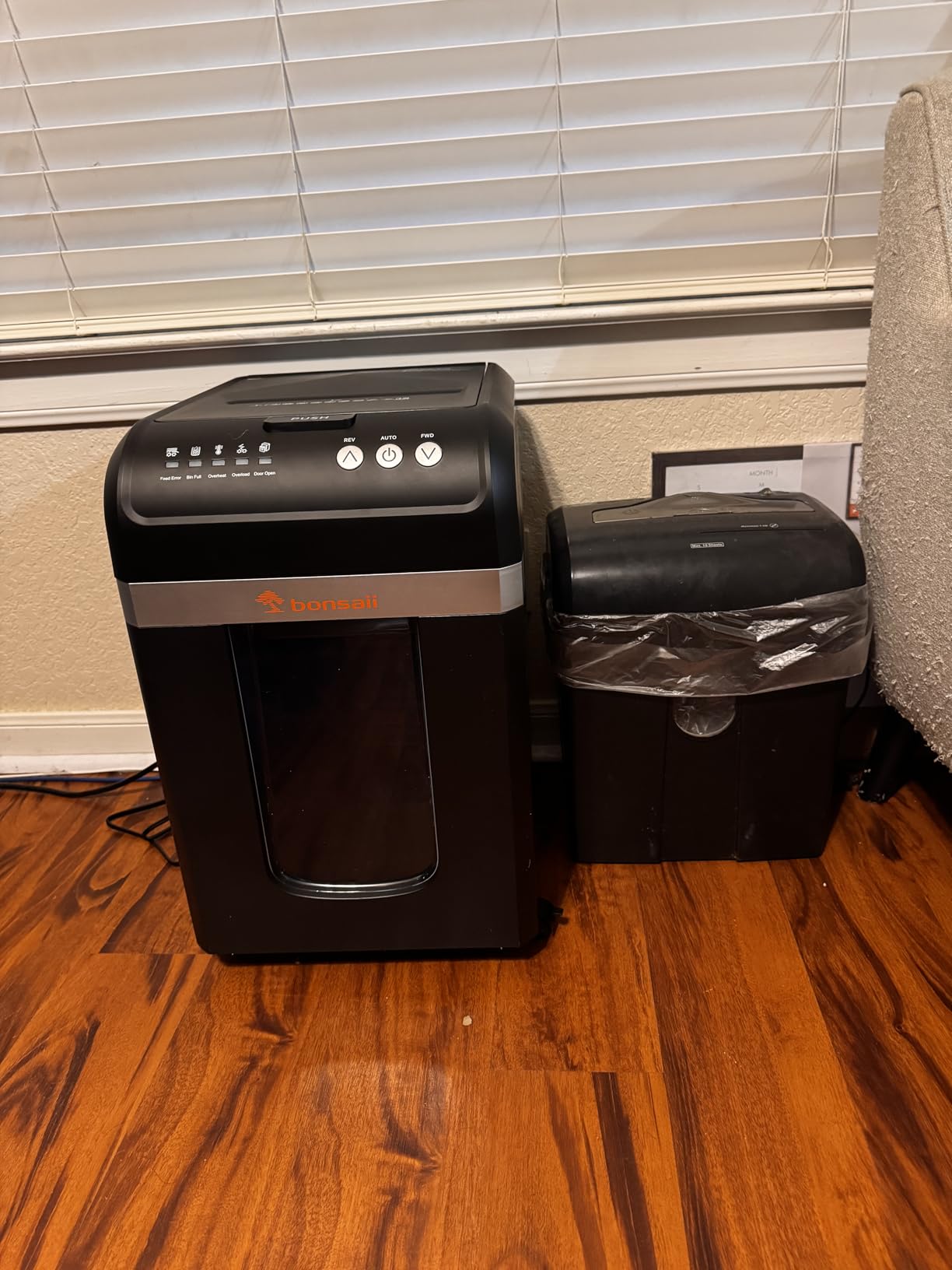 Bonsaii 200-Sheet Auto Feed Micro Cut Heavy Duty Paper Shredder for Office | 60-Min Nonstop Run, P4 High Security, Anti-Jam, 58dB Ultra-quiet, 8.1-Gal Bin with Casters, Large Commercial Shredder C283-A customer photo 2