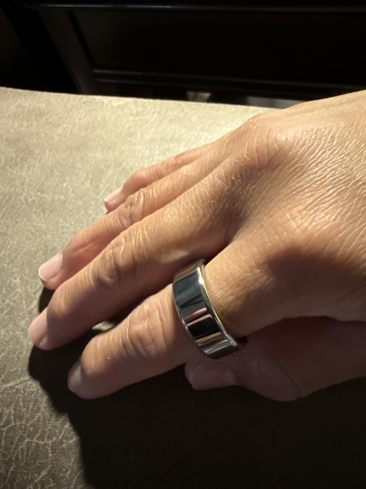 2026 Smart Ring New Health Tracker, IP68 Waterproof, iOS/Android Compatible, Sleep, Exercise & Health Monitoring, No Subscription, 5-Day Battery Life for Women & Men (Rose Gold, 7) customer photo 1