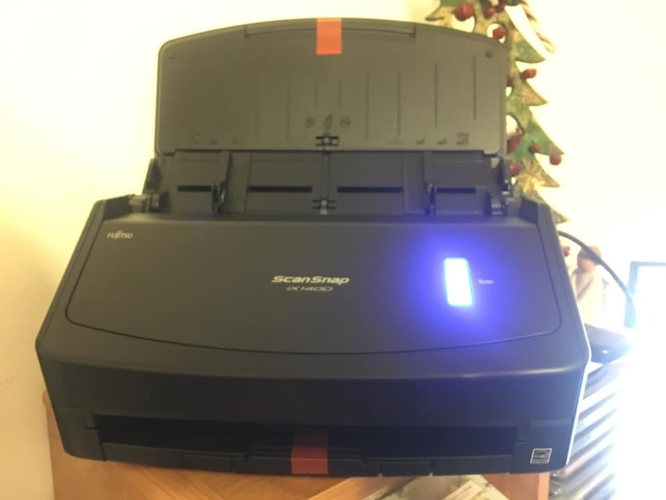 ScanSnap iX2400 High-Speed One-Touch Button Color Document Scanner, Black | Simple | Photos & Receipts | 100 Page Auto Document Feeder | Mac or PC customer photo 1