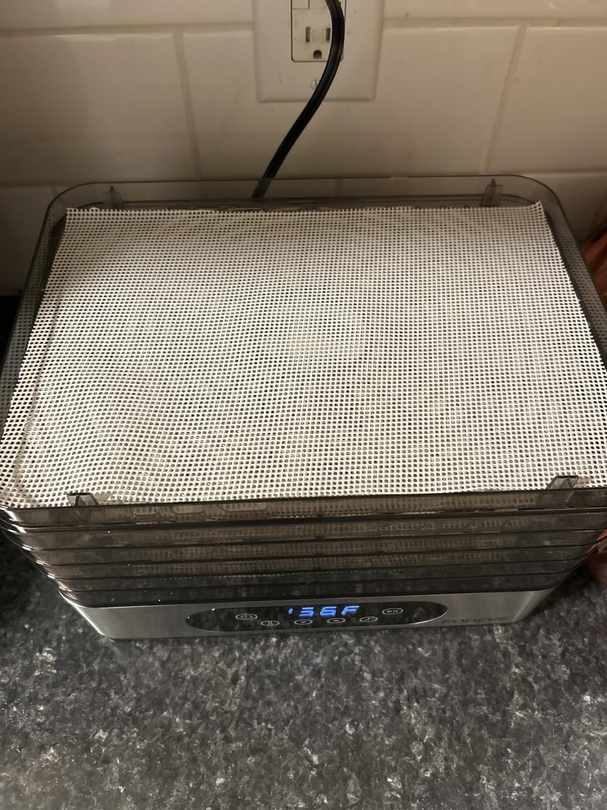 FOHERE Food Dehydrator, 5 BPA-Free Tray Dehydrators, 11.42